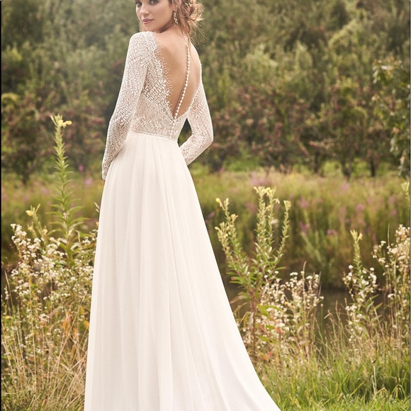 COPY - NWT Lillian West Ivory Wedding Dress - Picture 2 of 16